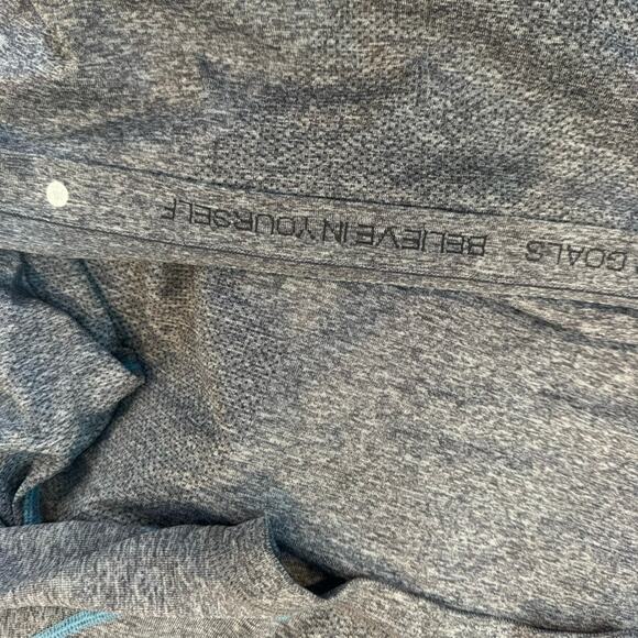 Lululemon Metal Vent Tech shirt Original Logo Gray heather short sleeve XL - Picture 4 of 4